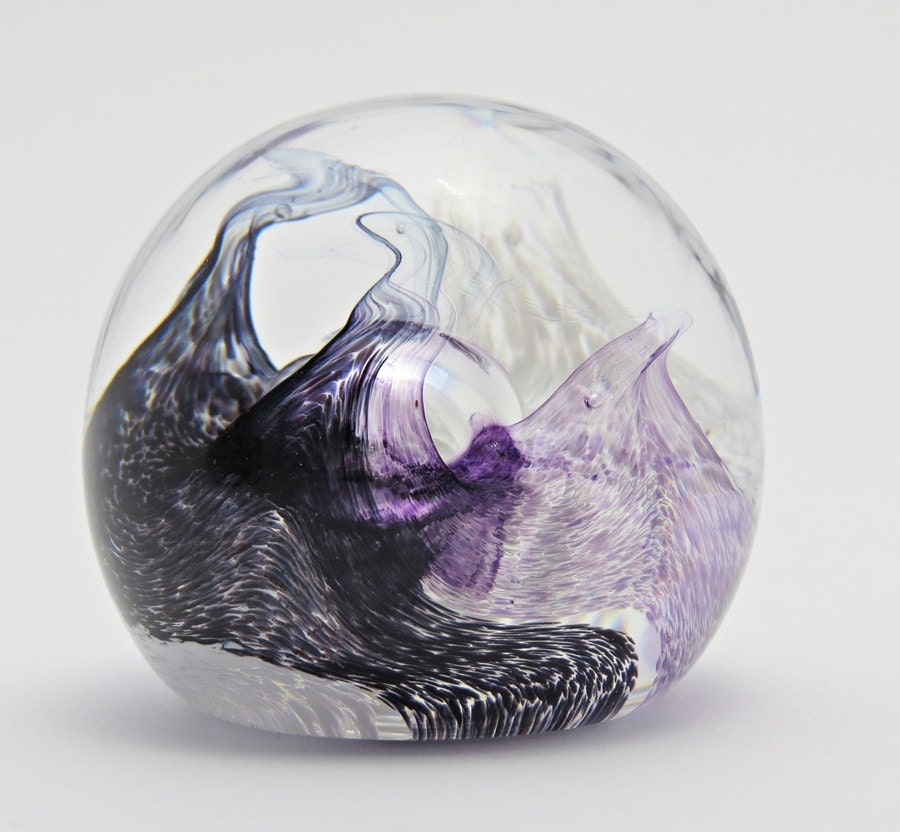 Caithness Moon Crystal Glass Paperweight Caithness Glass