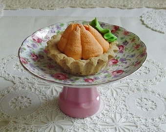 Pedestal Cake Stand - Single Cup Cake - Cake Pops - Jewelry - 1980s ...