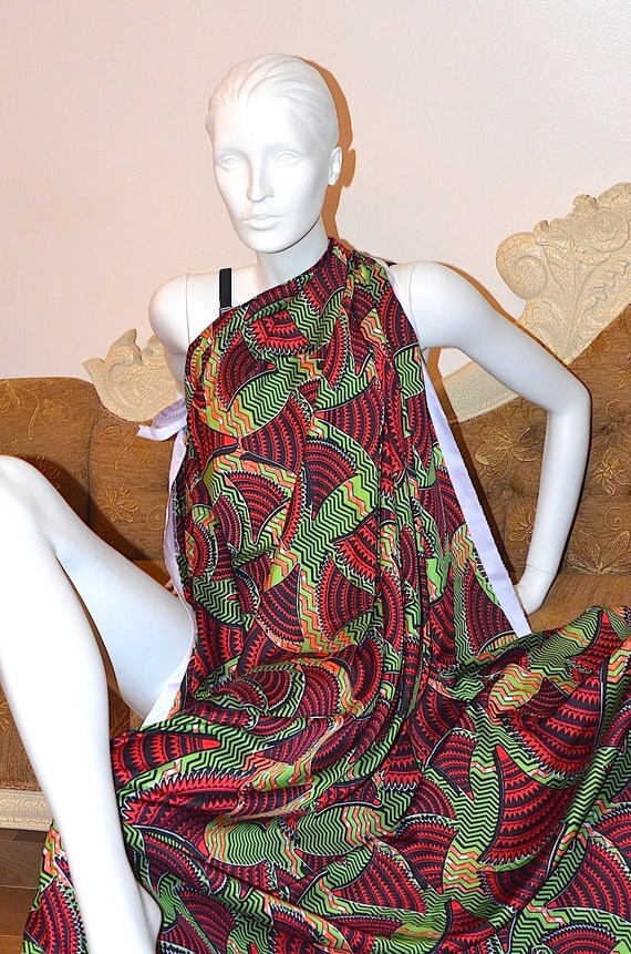 silk and chiffon ankara styles