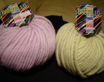 Pastello from Adriafil (Italy) - chunky yarn - SALE- only 4.49 USD