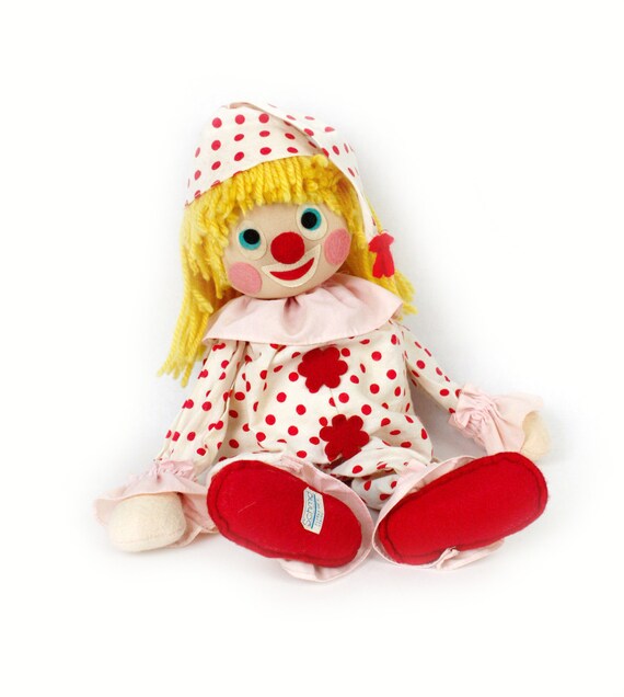 wind up musical clown doll