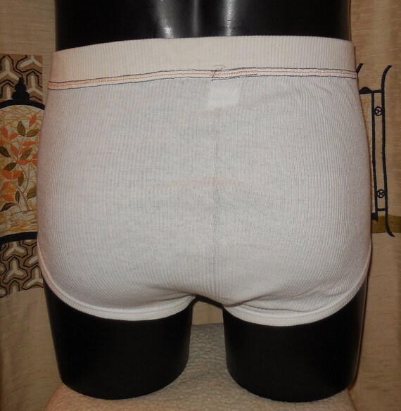 NEUF des années 1950 des années 60 sousvêtements blanc coton