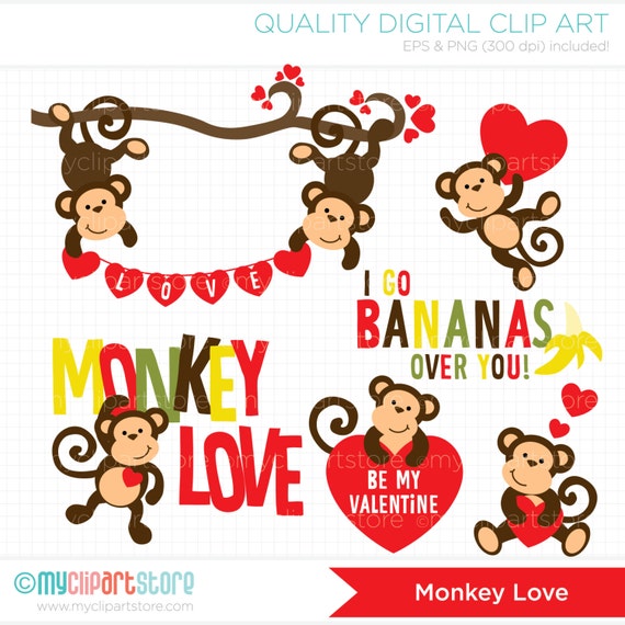 monkey love clip art - photo #10