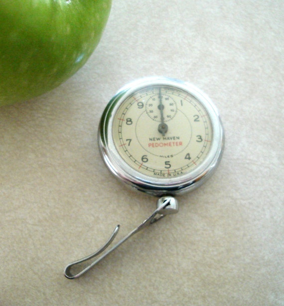 SALE Vintage New Haven Pedometer Nice Old by LisasHeirlooms