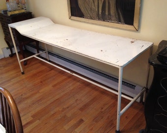 Industrial metal medical table