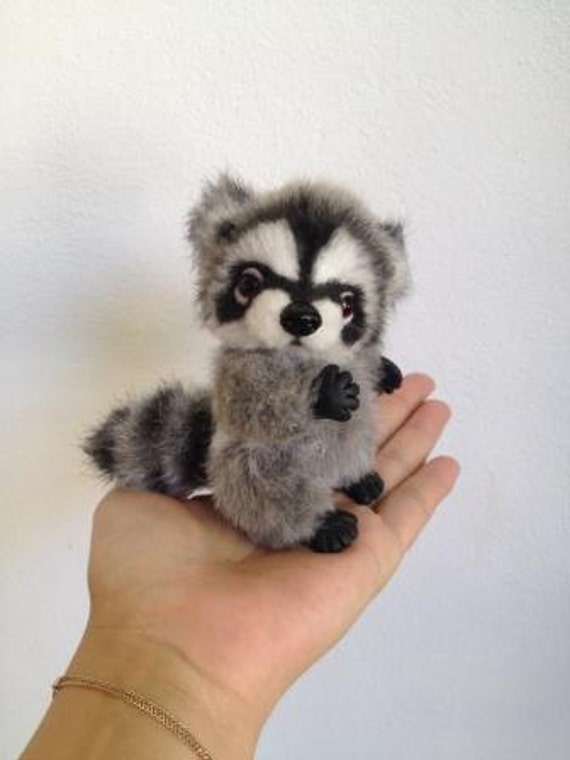 raccoon teddy bear