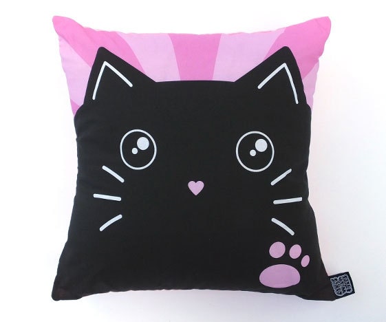 cat themed cushions