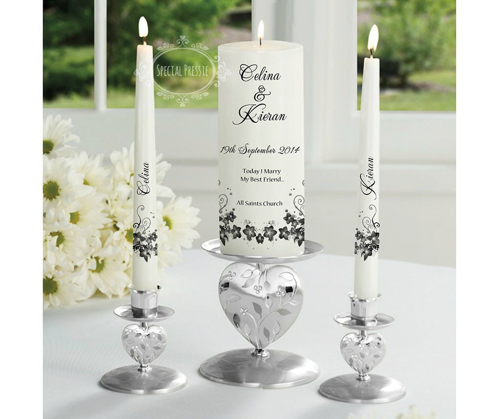 Church candles Wedding candles Personalized wedding candles