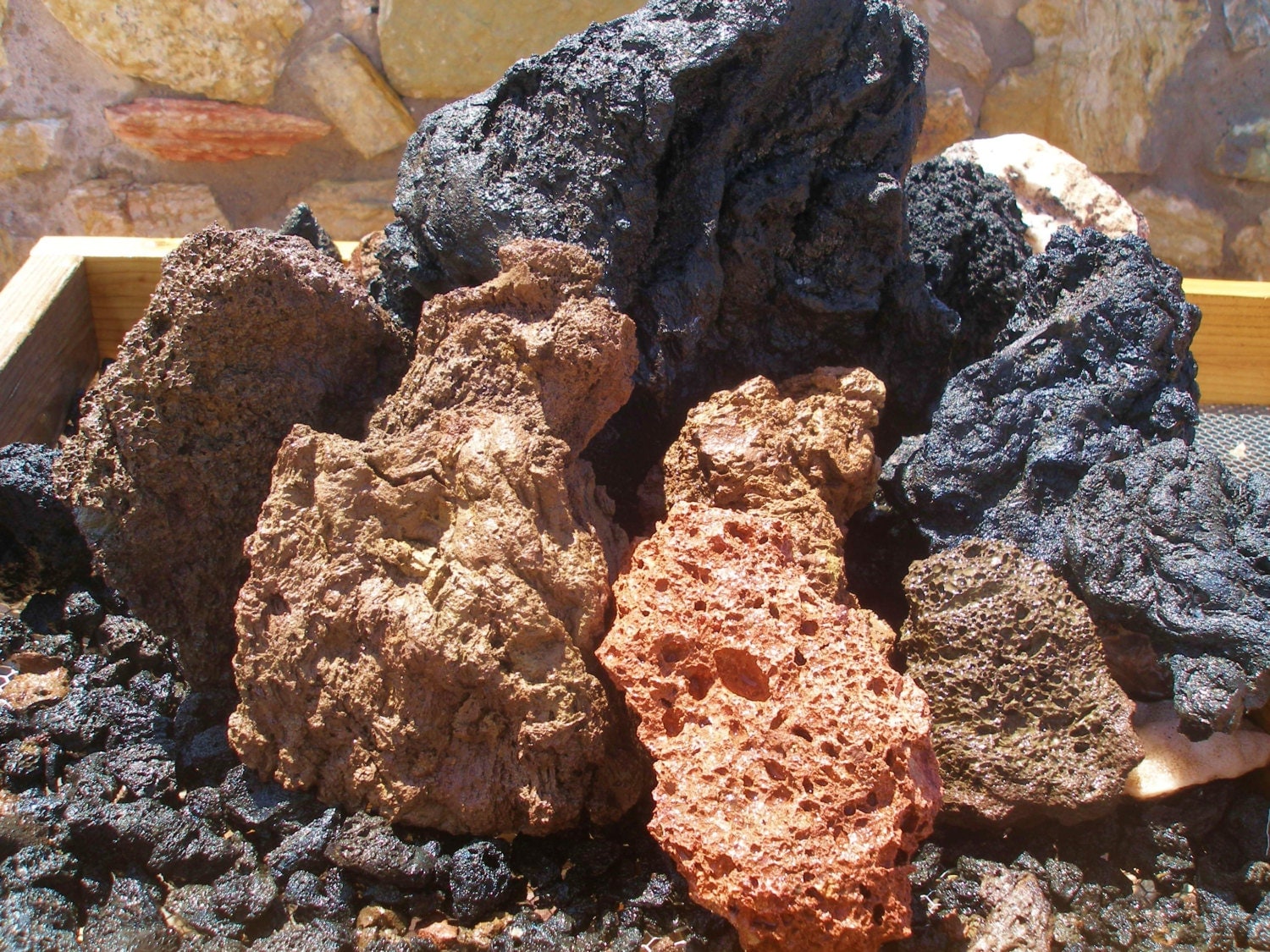 Aquarium Lava Rocks Multi Color Lava Rocks Live Rock Base