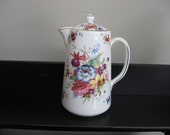 Vtg HAMMERSLEY Bone China MINUET 2991 Signed F. Howard Hot Water Chocolate Pot Vtg HAMMERSLEY Bone China MINUET 2991 Signed F. Howard Hot Water Chocolate Pot