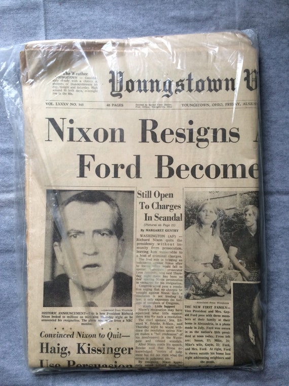 Nixon resigns and ford becomes president #5