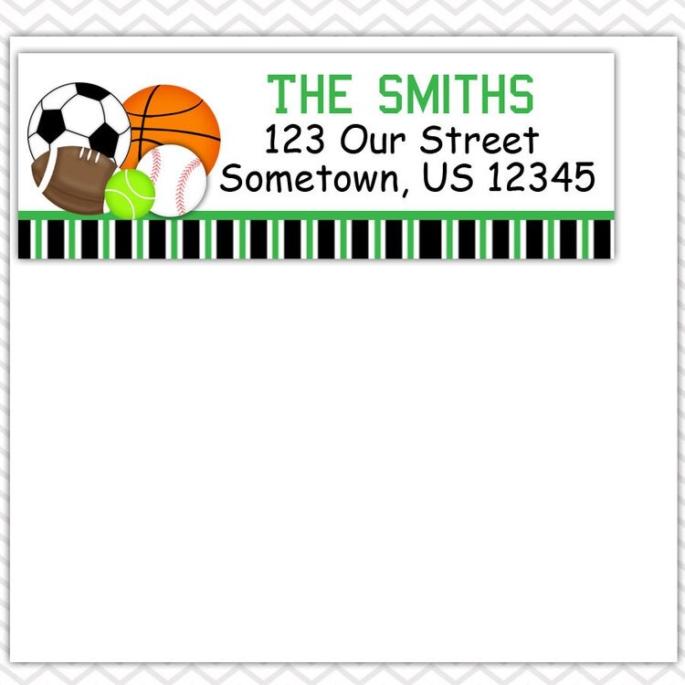 All Star Sports Personalized Address labels by sharenmoments