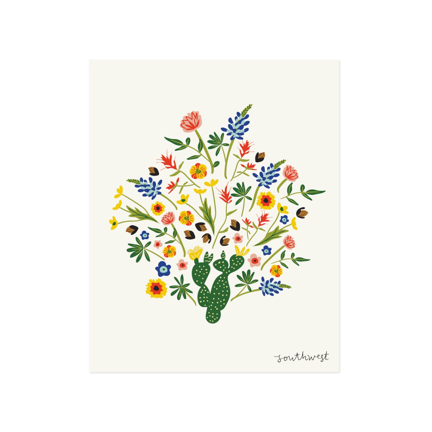 Southwest Art Print 8x10 11x14