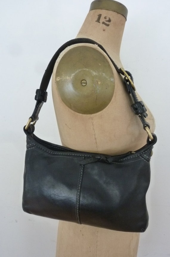 Reserved for Becky Vintage Coach Purse Black Leather Small