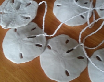 Beach Wedding. Sand dollar garland.