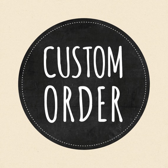 Items similar to Custom Order on Etsy