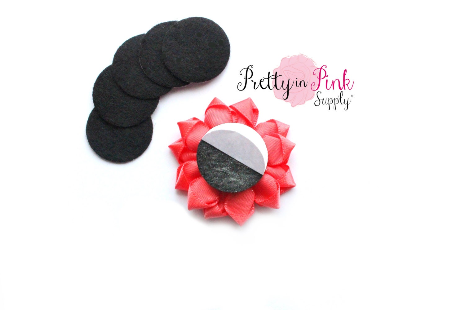Mini Black Felt Circles 1 Felt Circles Self Adhesive