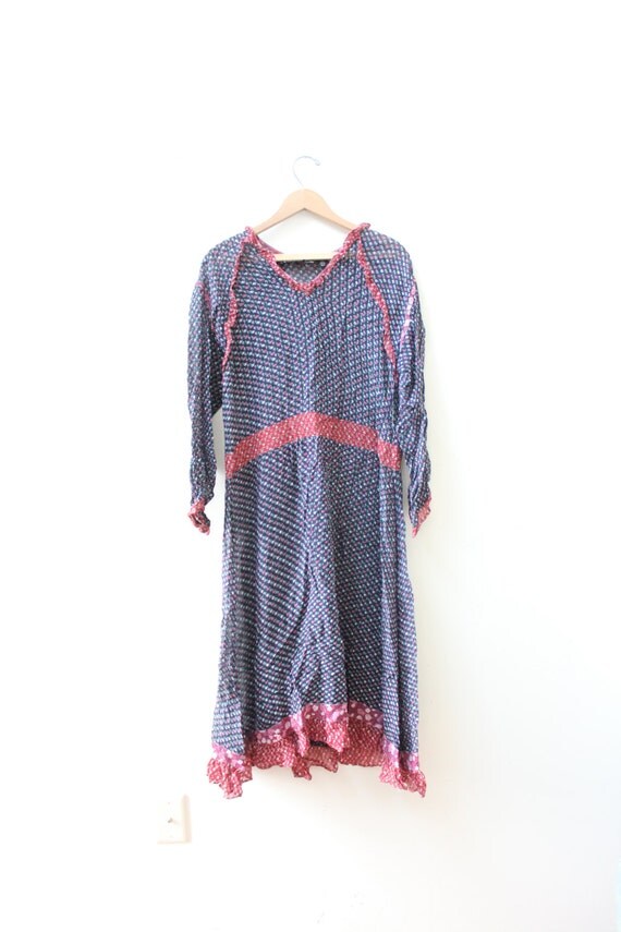 Printed Indian Hippie Dress by LooseGoods on Etsy