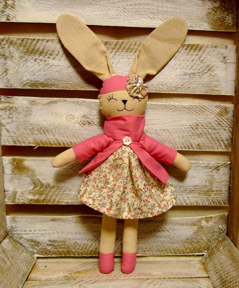 handmade stuffed bunny