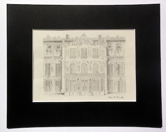 Versailles Pencil Drawing
