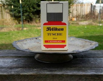 Vintage Pelikan Ink With Original Box in 1 Scarlet