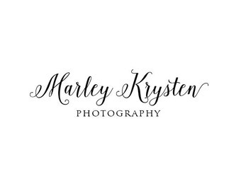 Unique photography Logo Design Custom by RedMeadowDesignCo