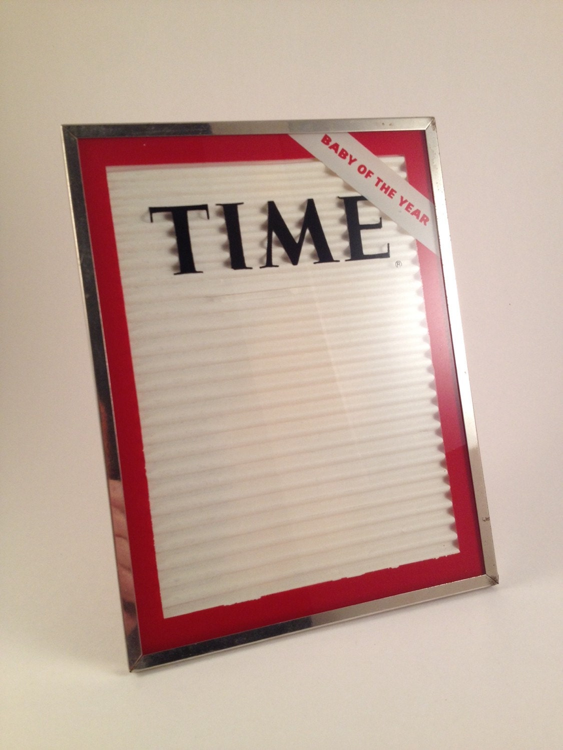 Time Magazine Baby of the Year Picture Frame by VintageDelirium