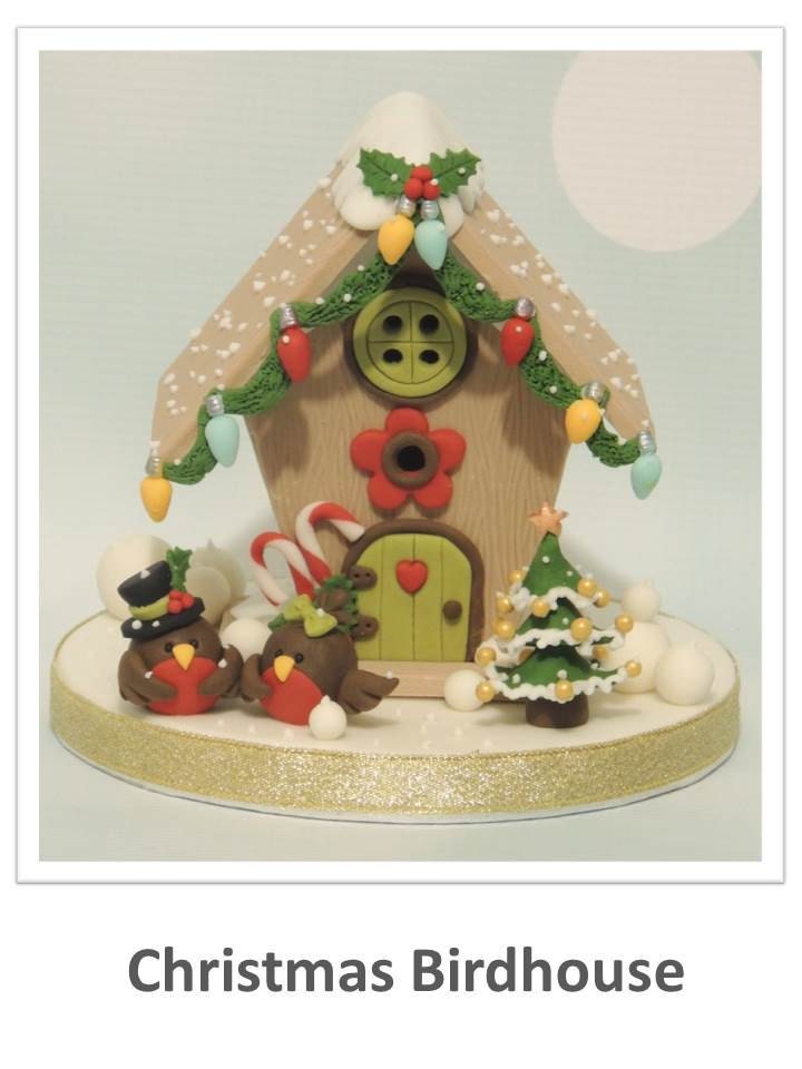Little Christmas Birdhouse Topper Tutorial