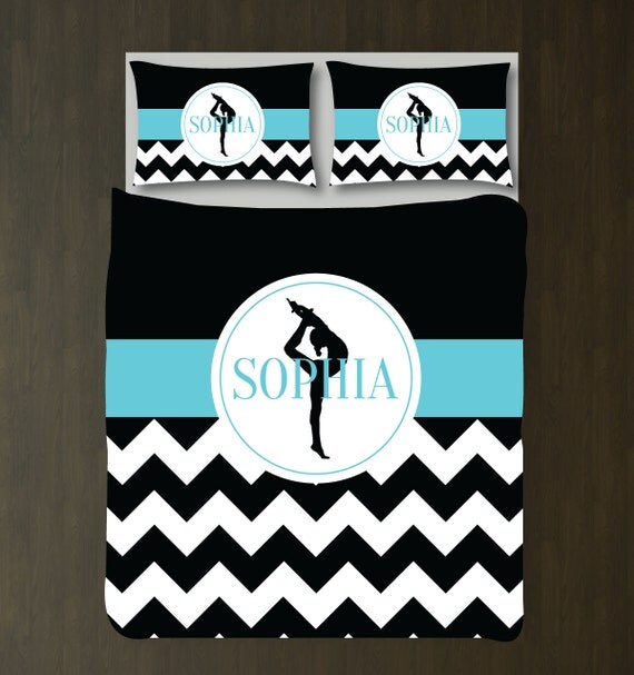 gymnastics bedding set monogrammed name duvet gymnastics bedding set monogrammed name duvet