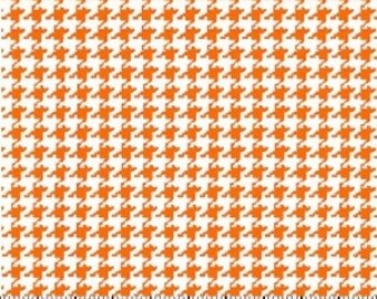 [Set Special]Women Houndstooth Orange Polo  & Women Embroidered Orange Skort