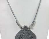 Vintage Retro Classic inspired Look Necklace German Silver Jewelry