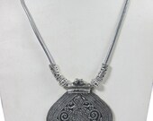 Vintage Retro Classic inspired Look Necklace German Silver Jewelry