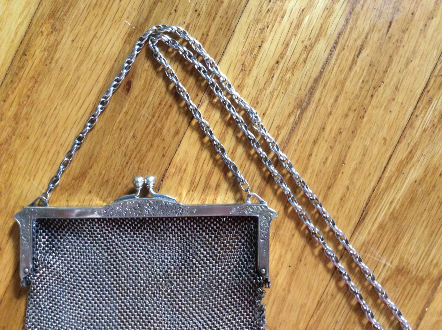 chain mail purse antique