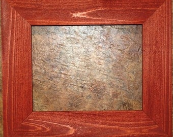 2.5 inch Barn Red Cypress Picture Frame