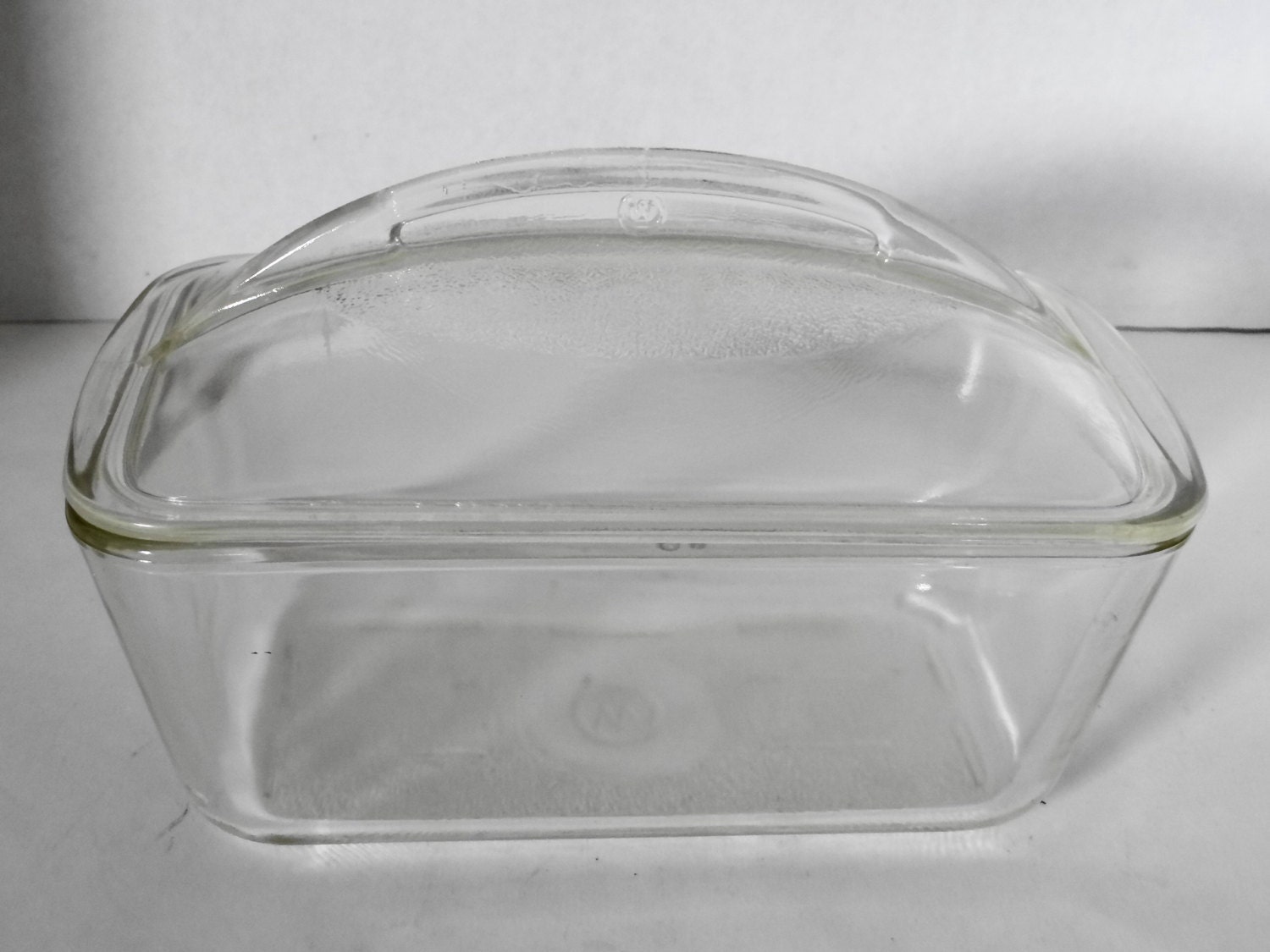 Vintage Westinghouse Covered Glass Refrigerator Loaf Dish