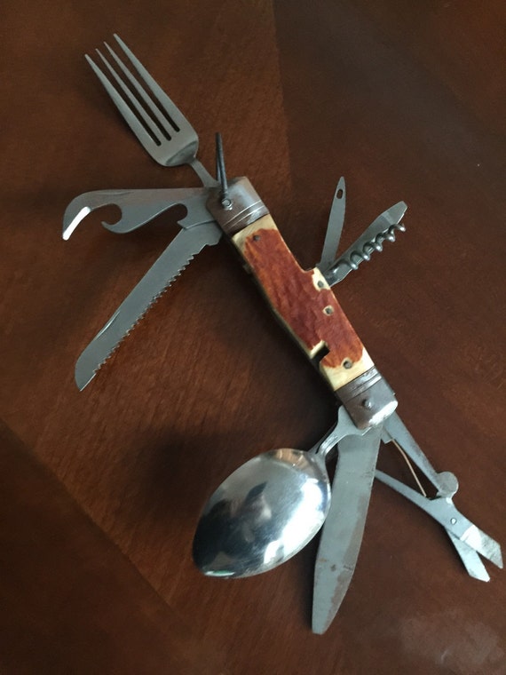 Camping Tool Camping knife tools rustic Vintage Camping