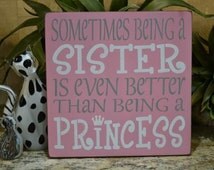 Popular items for little sister sign on Etsy