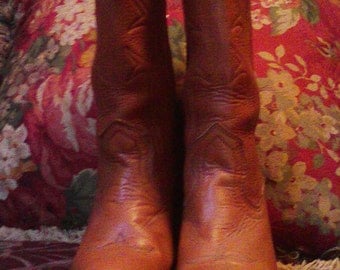 Vintage Authentic Frye Cowgirl Boots Size 6B