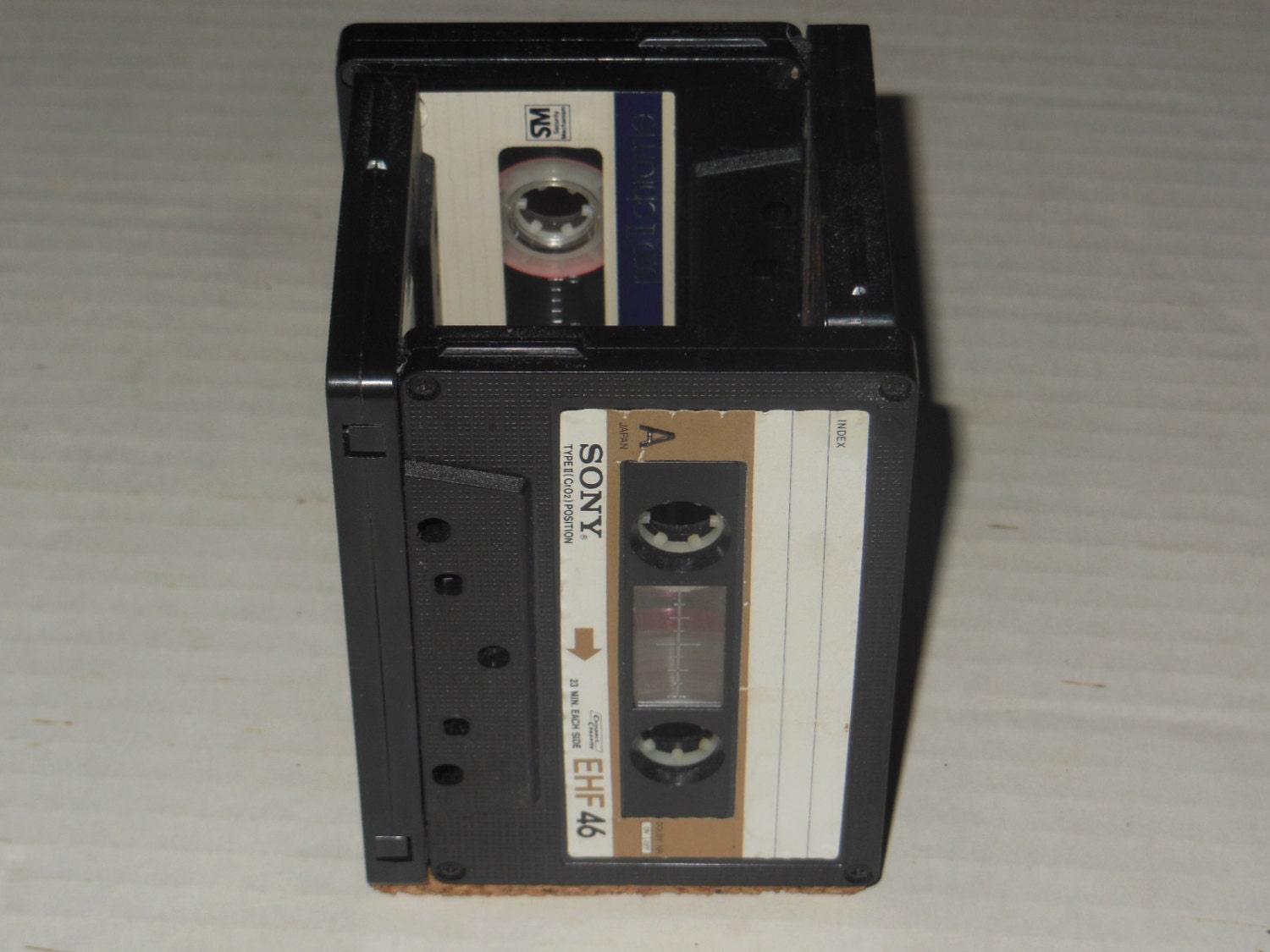 Vintage Cassette Tape Upcycled Pencil by TreasureTimeCapsule