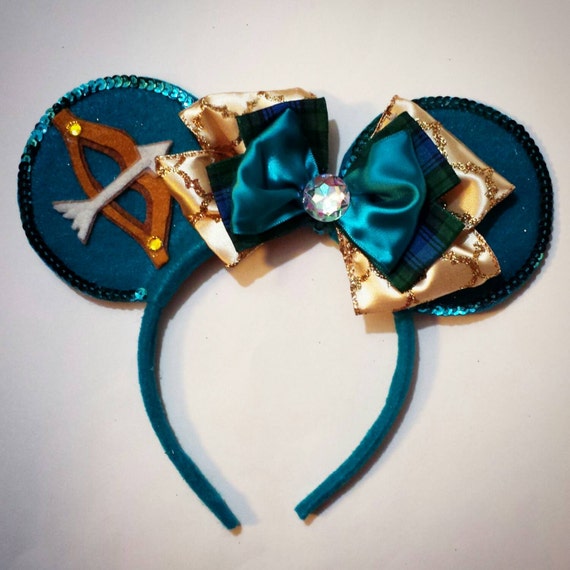 Merida Custom Made Minnie Mouse Ears by MakeMeMinnie on Etsy