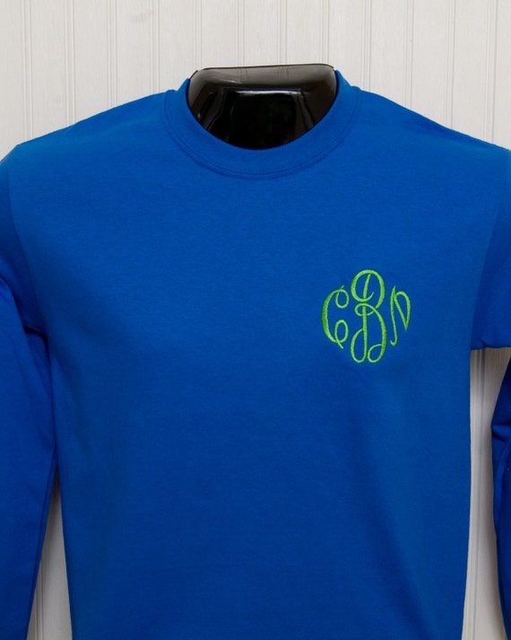 monogram long sleeve shirt