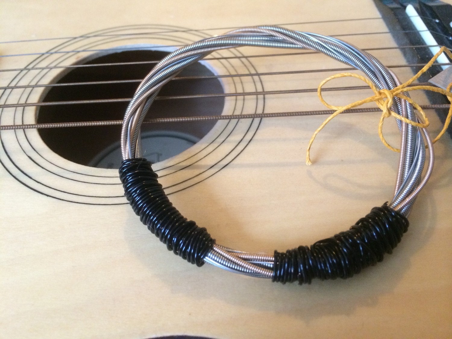 Men's Recycled Guitar String Bracelet