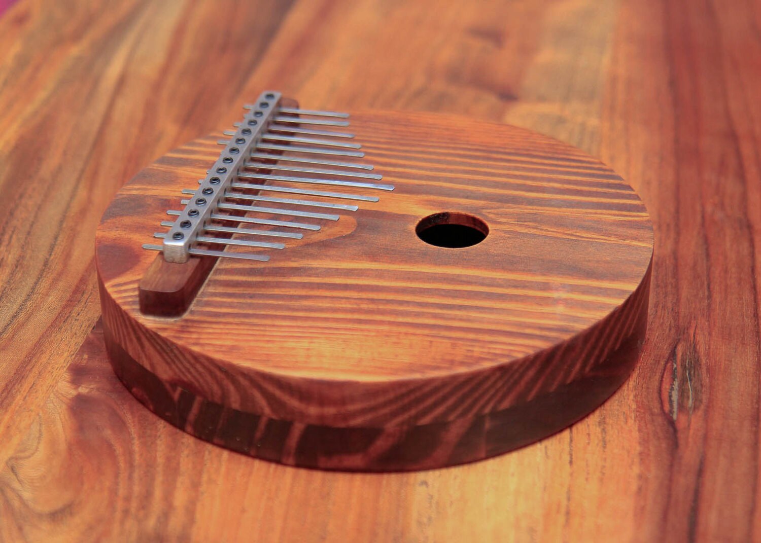 Acoustic Kalimba 15 key Proper harmonic designMbiraThumb