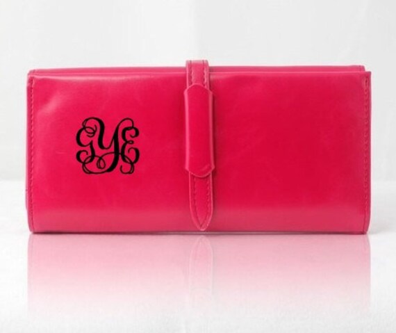 Personalized Monogrammed Womens Wallet Leather Wallet by SFdizayn