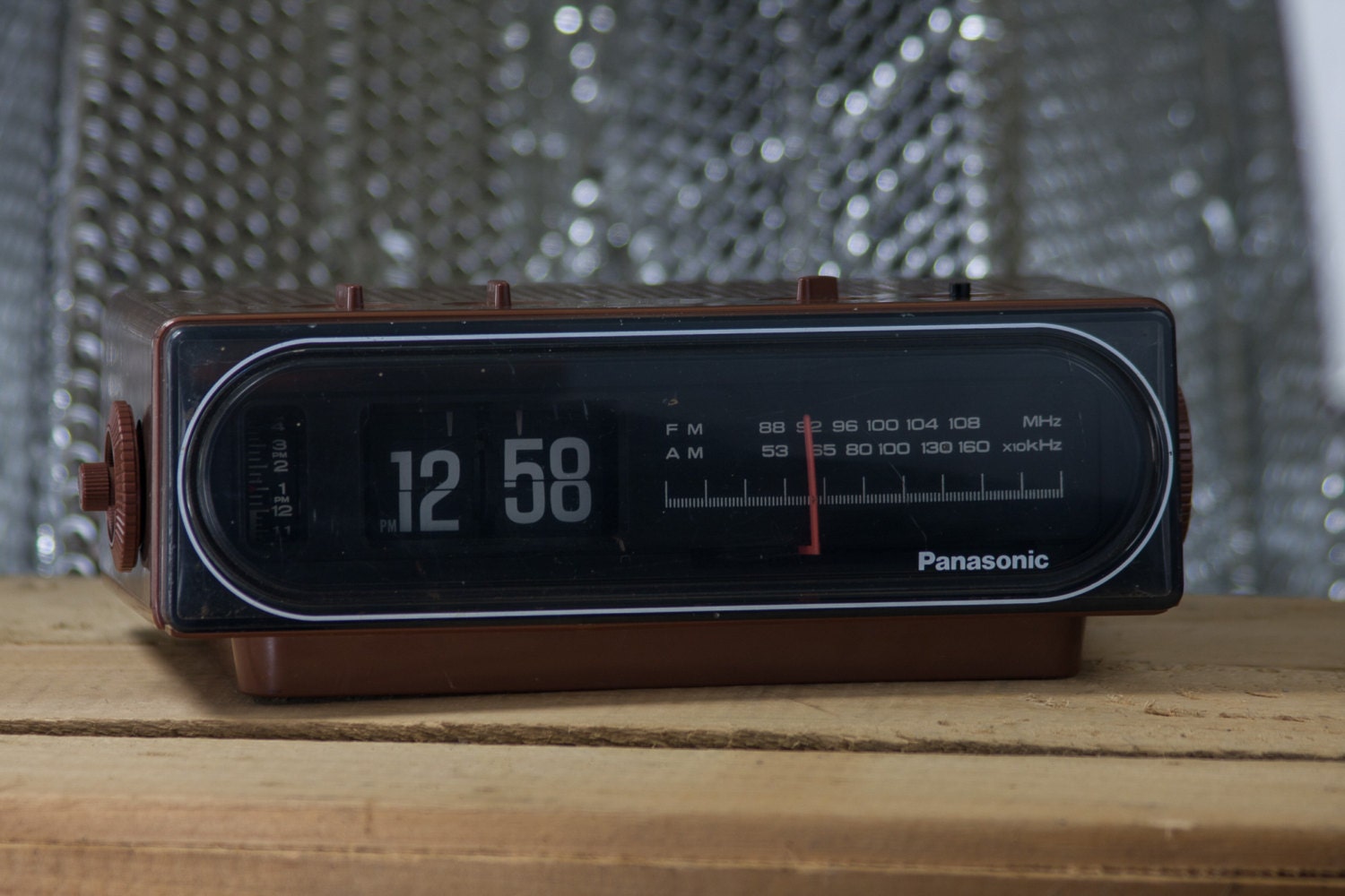 Panasonic Vintage RC6015 réveil Radio Retour vers le futur