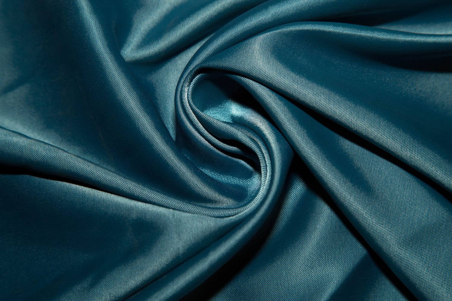 Teal Bridal Satin Fabric Shiny Heavy Weight 58 by FabricsUniverse