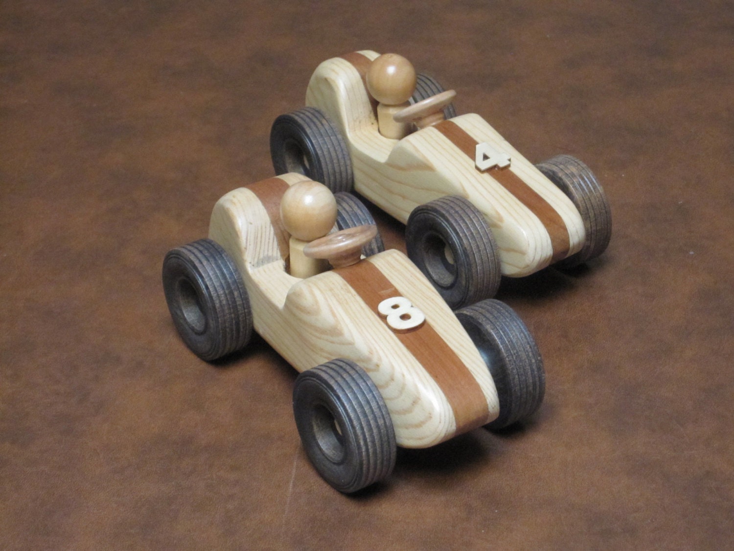 racing wooden cars