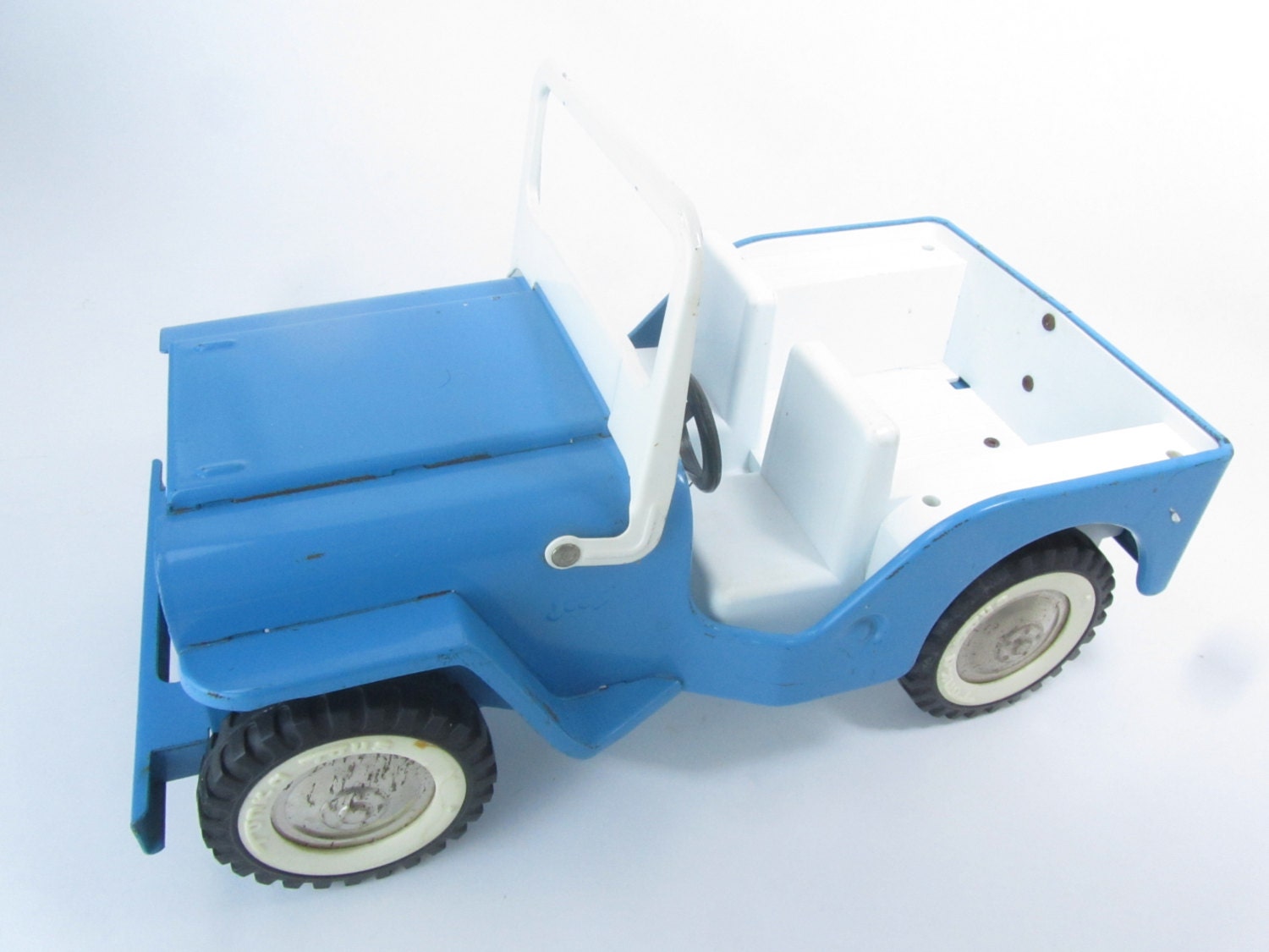 TONKA METAL JEEP Toy Jeep Vintage Toy Blue Toy Jeep 1960s