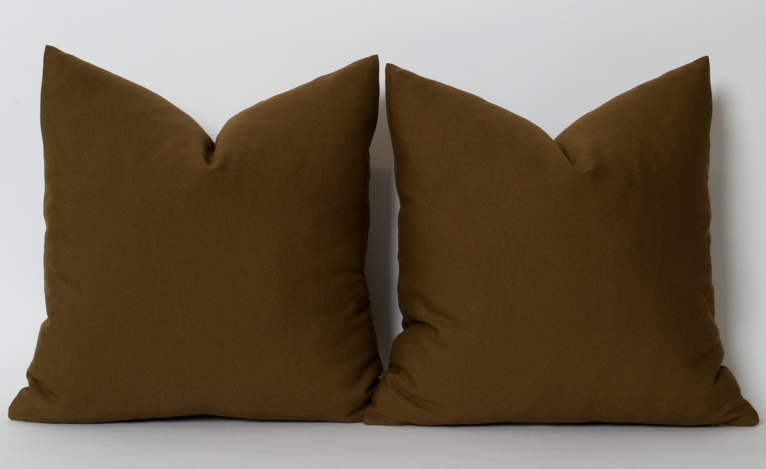 Solid Dark Brown Pillow Cover ALL SIZES Decorative Pillows For