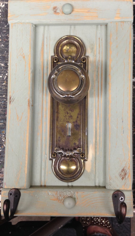 Antique door knob coat rack towels or even by countrycraftsbydebbi